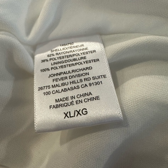 Cristina B XL Elegant White Layered Button-Down Maxi Skirt - Picture 7 of 7